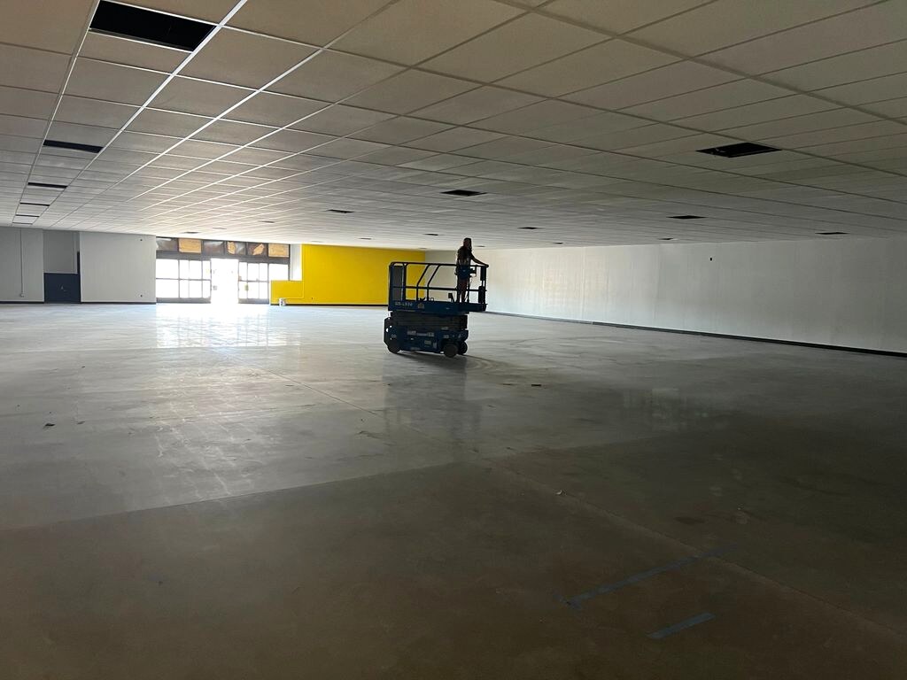Large retail interior under restoration in Camp Verde, Arizona