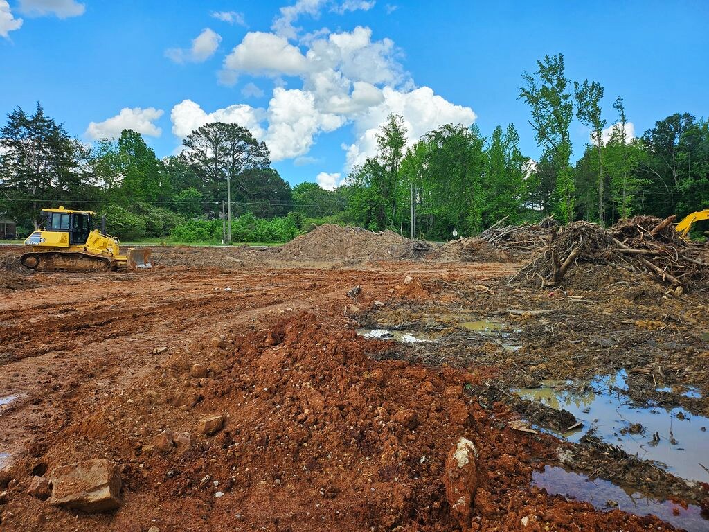 Active Mavis Tire site development in Huntsville, Alabama